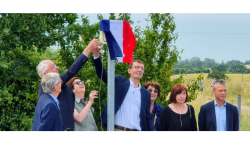 Inauguration du panneau de la rue Marcel Arrivé Inauguration de la rue Marcel Arrivé