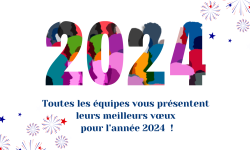 Vœux 2024 Vœux 2024 : toutes les équipes vous présentent leurs meilleurs vœux pour l'année