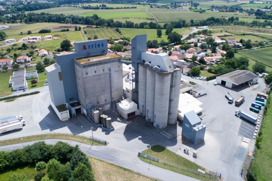 Usine de fabrication d'aliment pour le bétail Arrivé Nutrition Animale