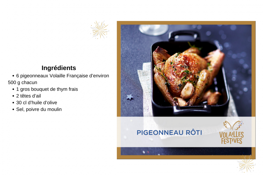 Pigeonneau rôti