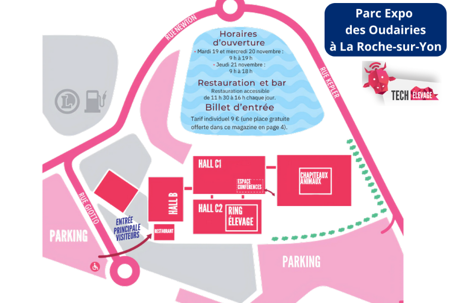 Plan du salon TEch'Élevage