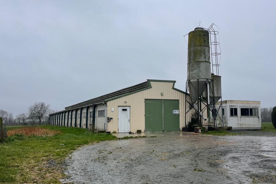 Bâtiment volailles plein air - à vendre