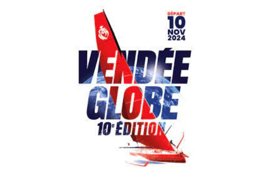 Affiche de la 10ème édition du Vendée Globe qui débutera le 10 Novembre 2024