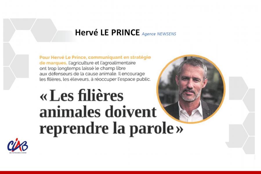 Hervé Le Prince décortique les mouvements vegans et nous motive à communiquer positivement sur nos métiers.