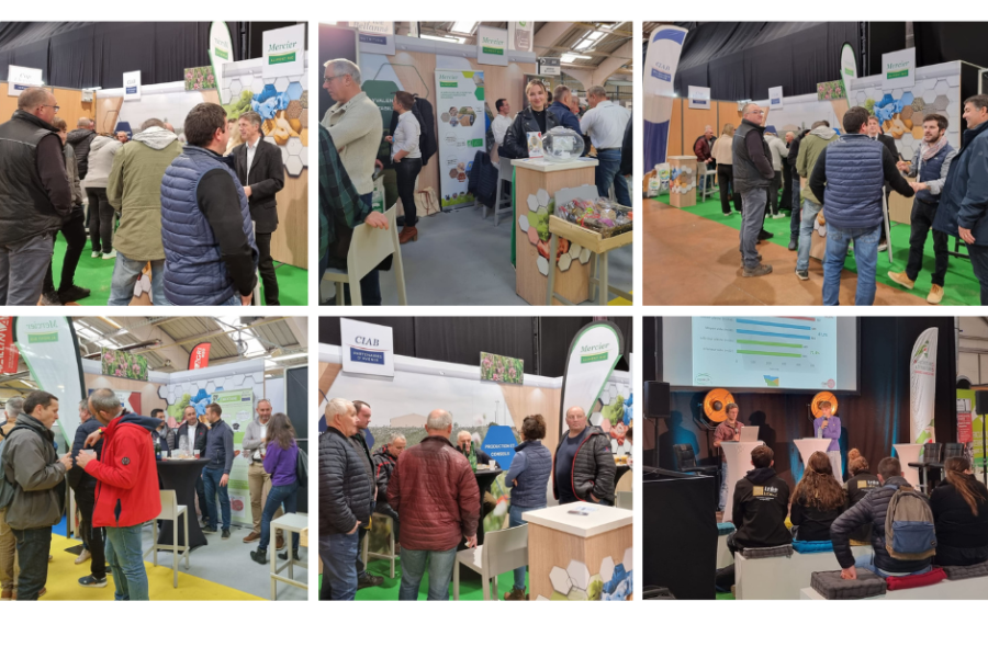 Stand de Nutriciab et de ses filiales aux salons agricoles