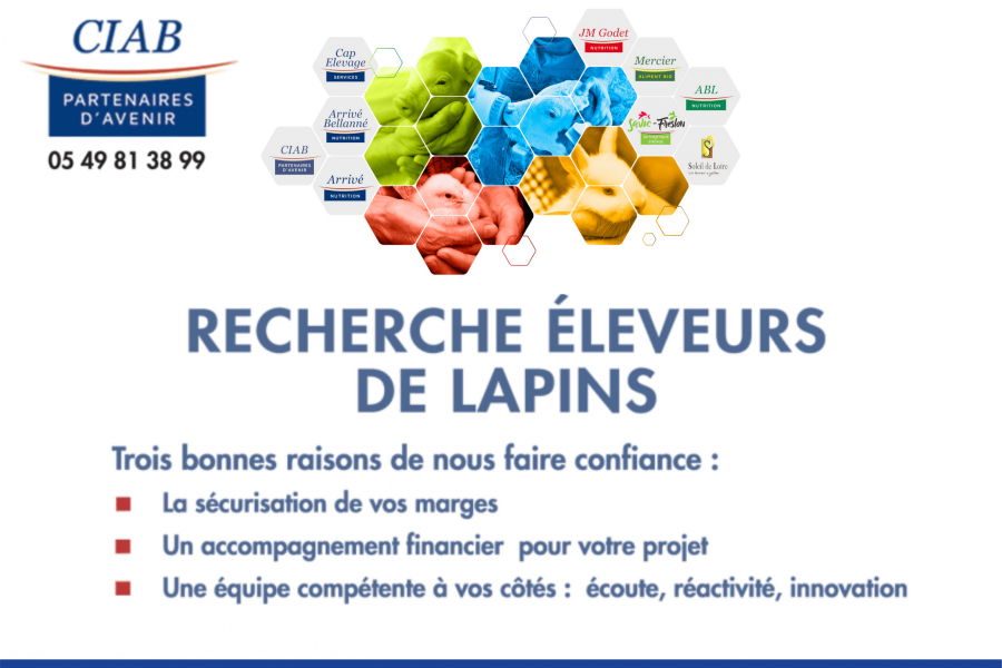 Recherche éleveurs de lapins dans le secteur Ouest
