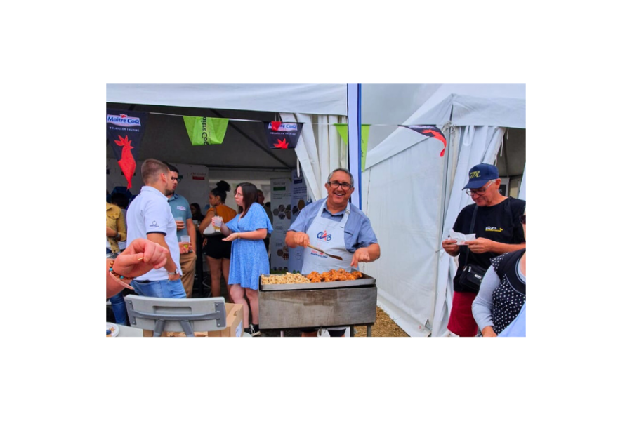 Barbecue du stand de la CIAB