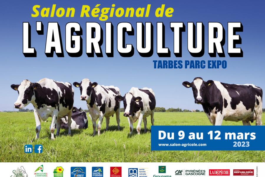 Affiche du salon régional de l'agriculture de Tarbes